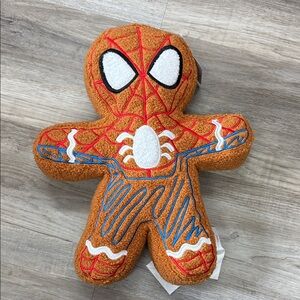 Spiderman Gingerbread from Aldi - Orange and Blue